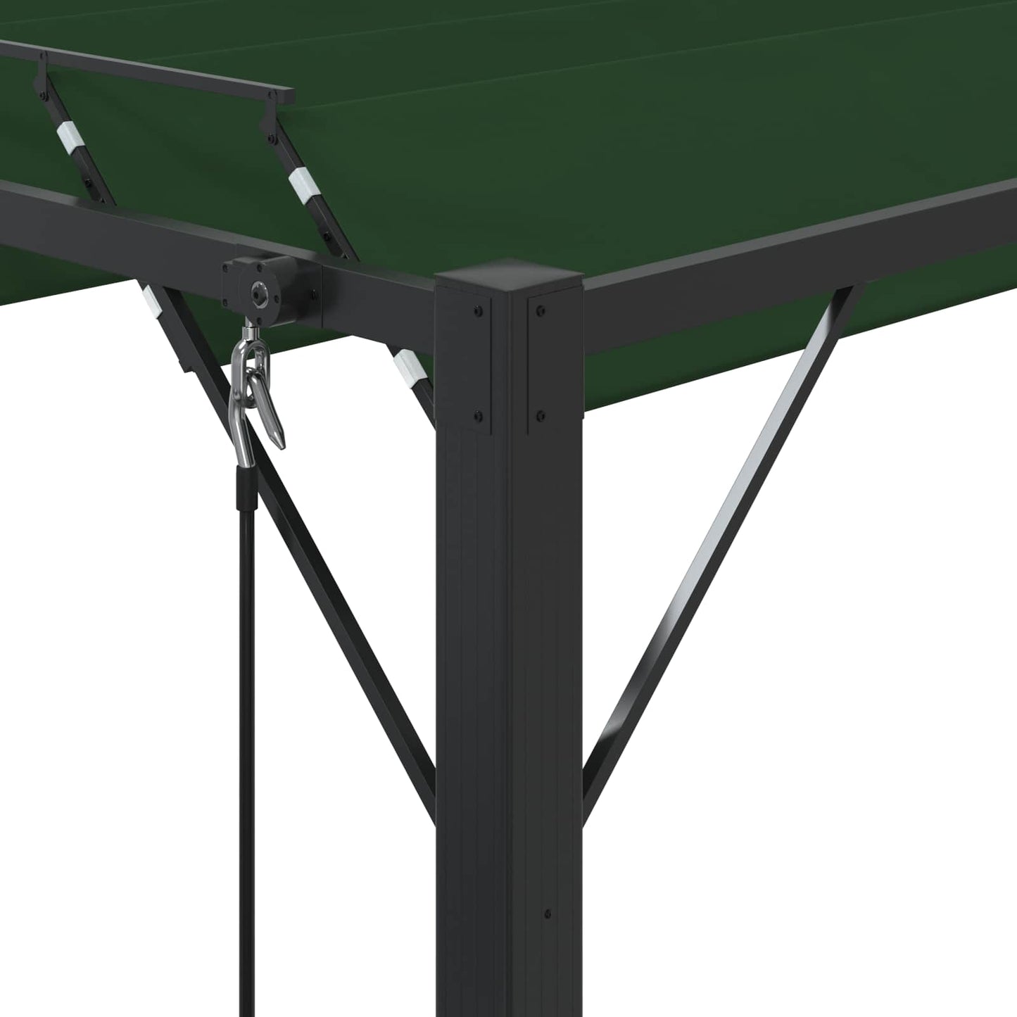 vidaXL Gazebo with Louvered Roof 3 x 4 x 2.14 m Green 6