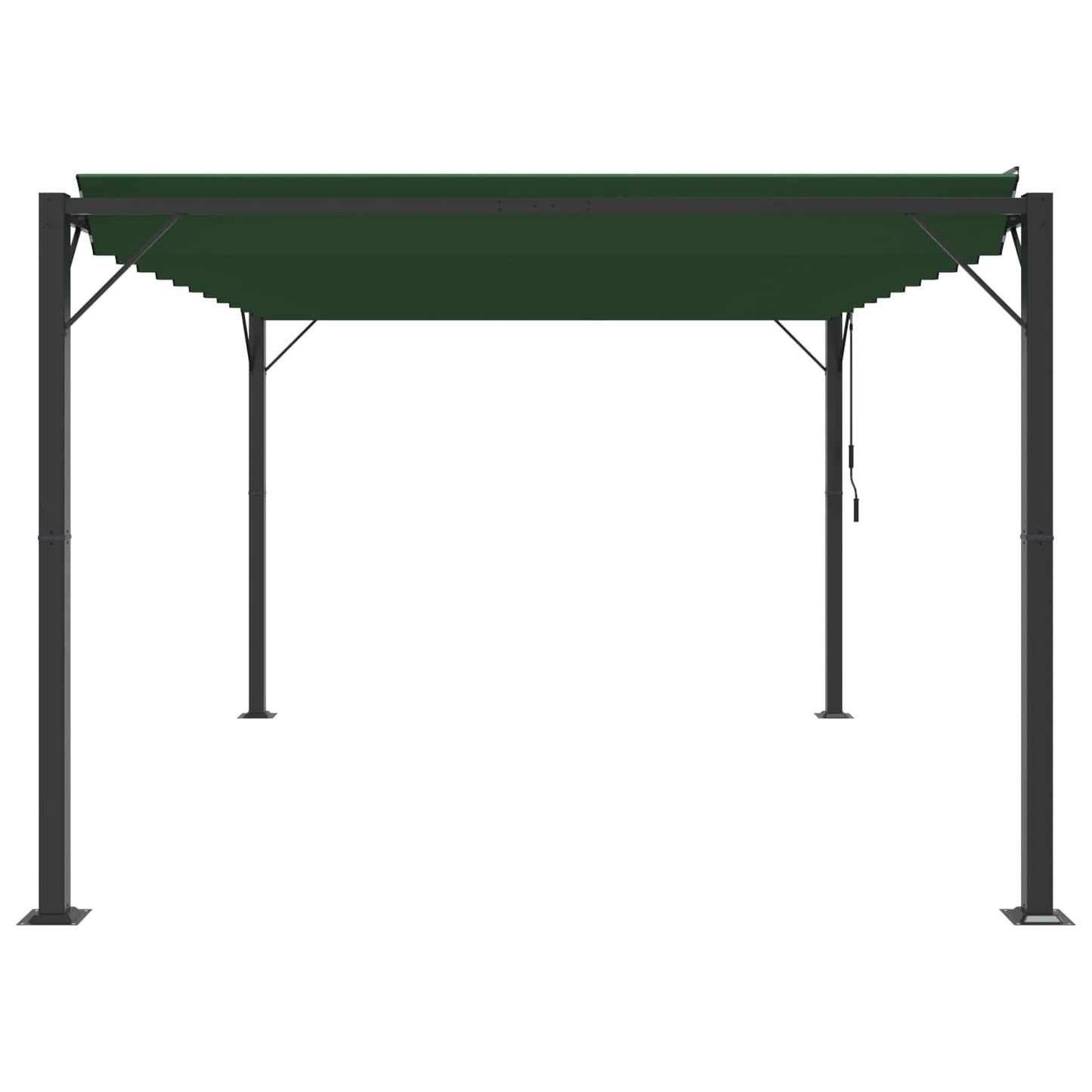 vidaXL Gazebo with Louvered Roof 3 x 4 x 2.14 m Green 5