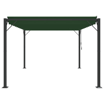 vidaXL Gazebo with Louvered Roof 3 x 4 x 2.14 m Green 5
