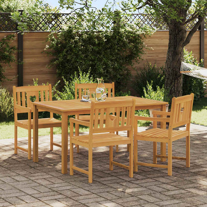 vidaXL Garden Chairs Natural Solid Acacia Wood