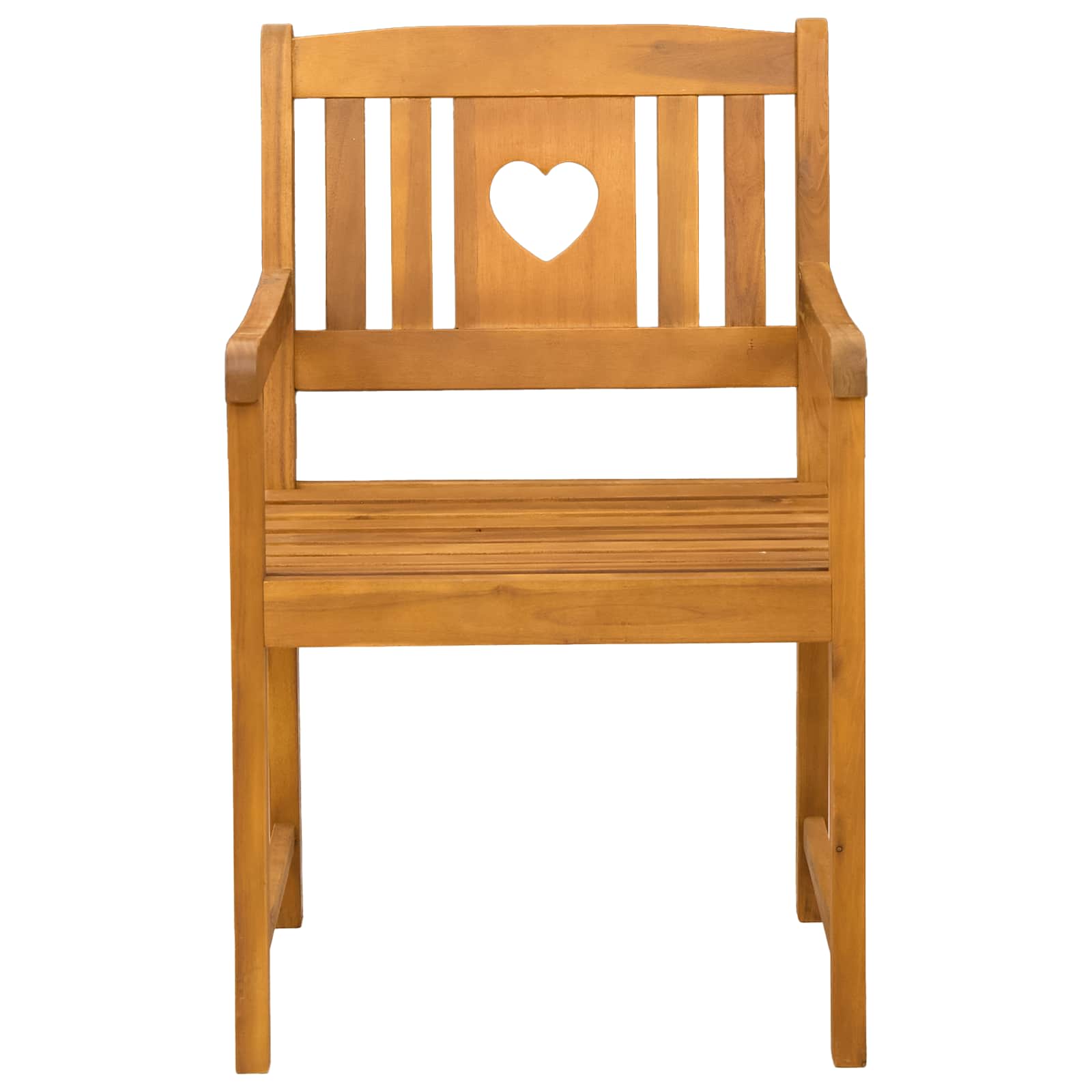 vidaXL Garden Chairs 8 pcs Natural Solid Acacia Wood 4
