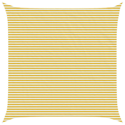 Sunshade Sail 160 g/m² 7x7 m HDPE Yellow and white