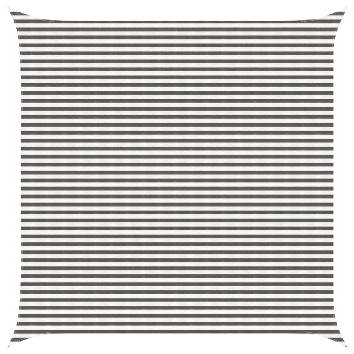 Sunshade Sail 160 g/m² 5x5 m HDPE Light grey and white