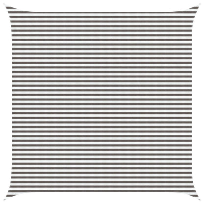 Sunshade Sail 160 g/m² 5x5 m HDPE Light grey and white
