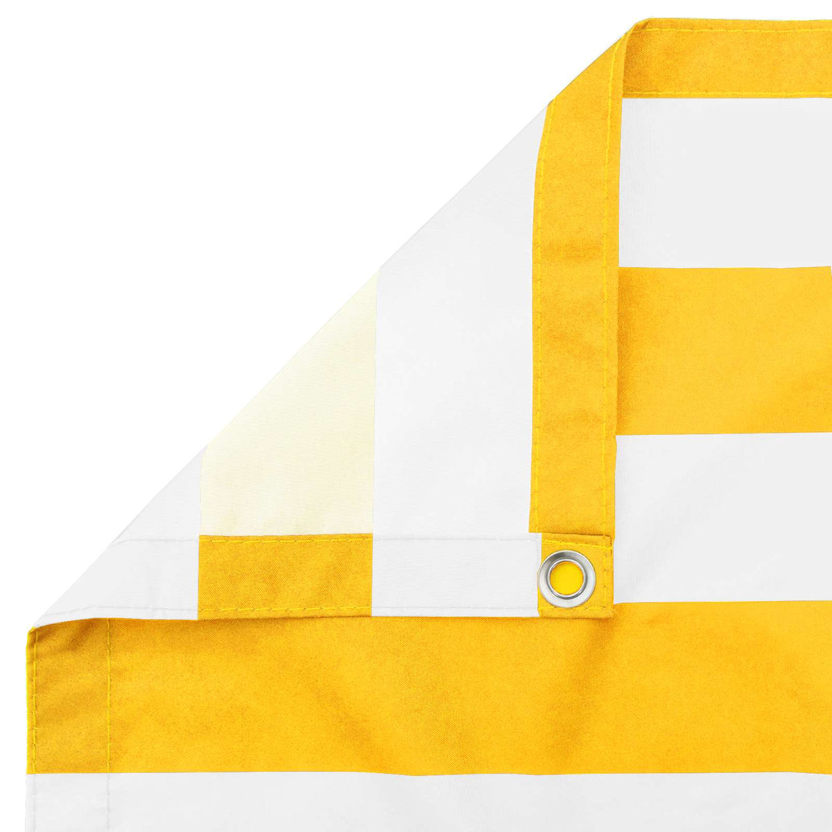 Balcony Privacy Screen 180 x 700 cm Fabric with PU Coated Yellow and white
