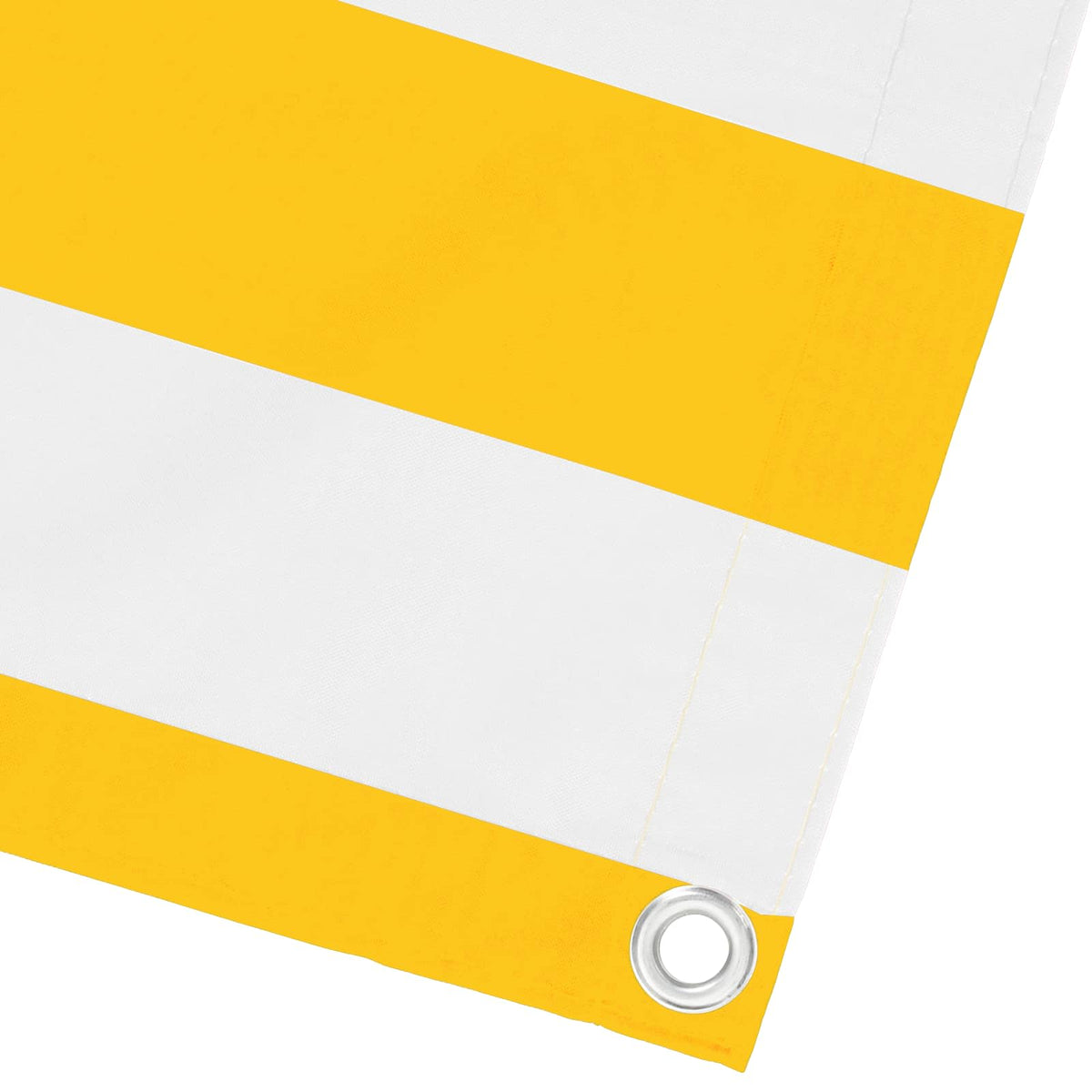 Balcony Privacy Screen 180 x 1000 cm Polyester Yellow and white