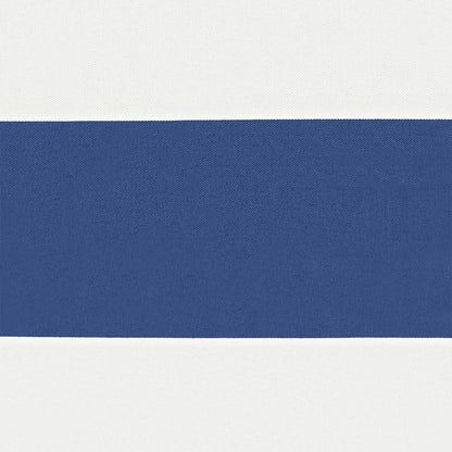 Balcony Privacy Screen 200 x 1000 cm Fabric with PU Coated Blue and white