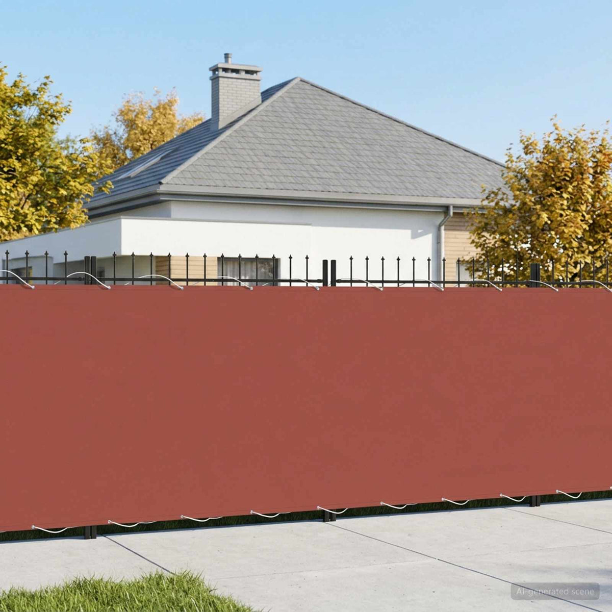 Balcony Privacy Screen Terracotta