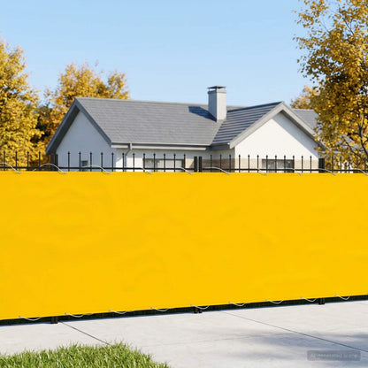 Balcony Privacy Screen 180 x 1000 cm Polyester Yellow