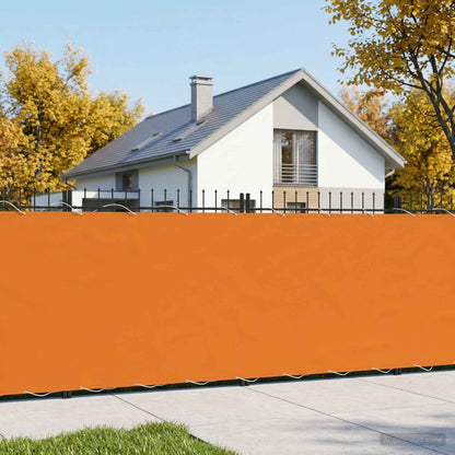 Balcony Privacy Screen 150 x 1000 cm Fabric with PU Coated Orange