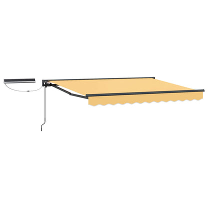 vidaXL Electric Retractable Awning Sand 3.5 x 2 m 2
