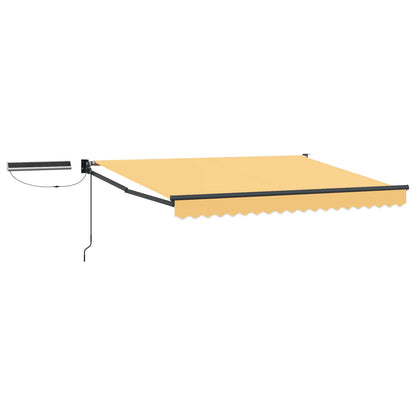 vidaXL Electric Retractable Awning Sand 3 x 2.5 m 2