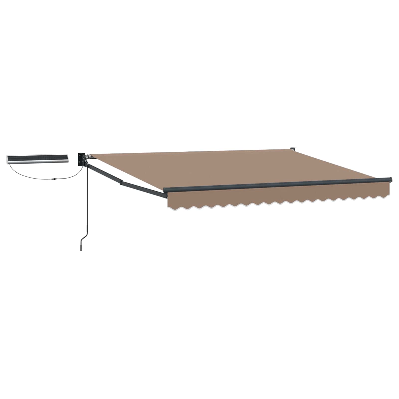 vidaXL Electric Retractable Awning Taupe 3 x 2.5 m 2