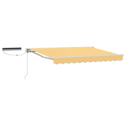 vidaXL Electric Retractable Awning Sand 3 x 2.5 m 2