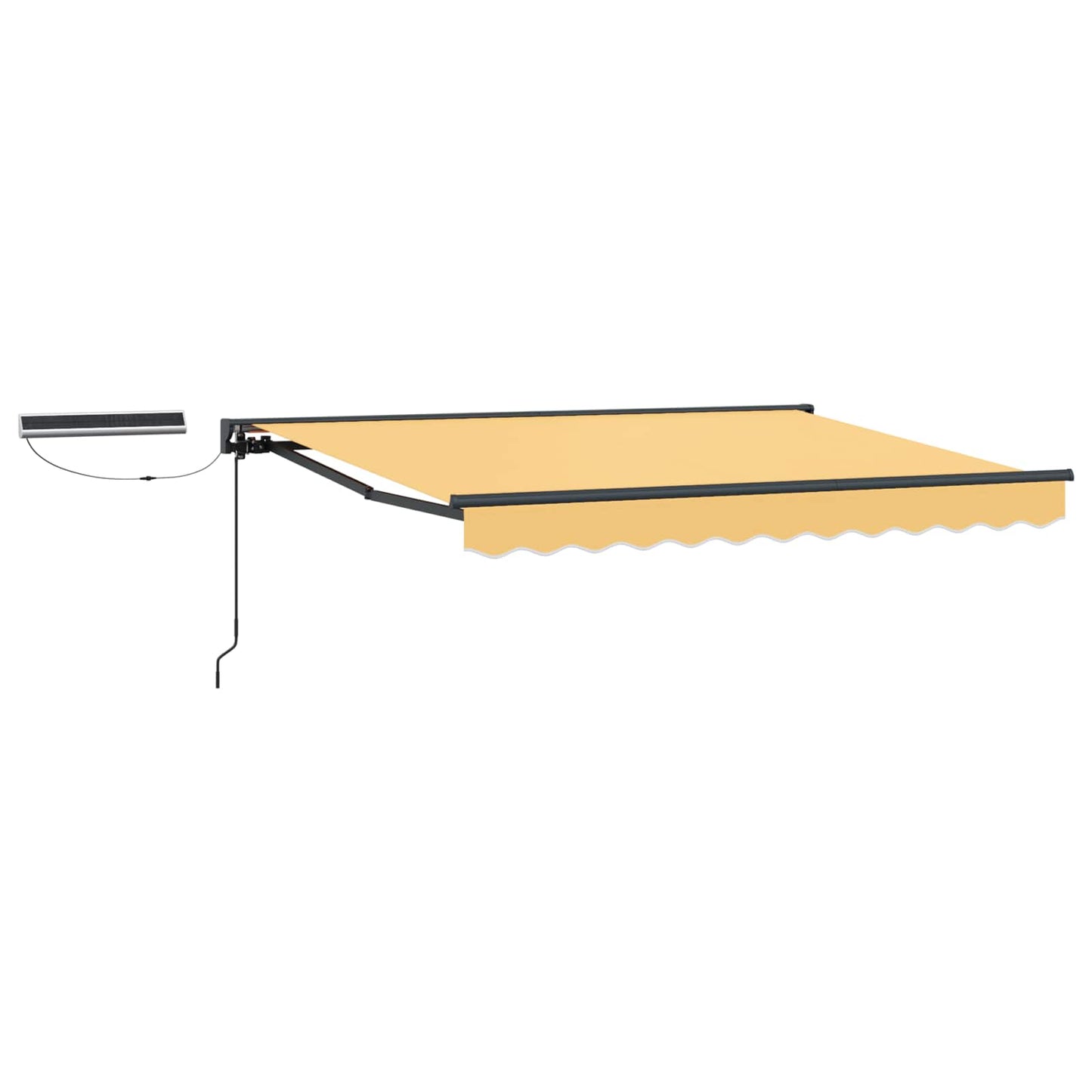 vidaXL Electric Retractable Awning Sand 3 x 2.5 m 2