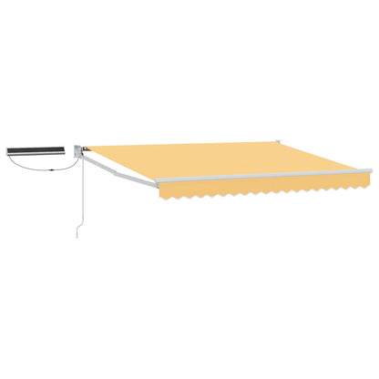 vidaXL Electric Retractable Awning Sand 4 x 3 m 2