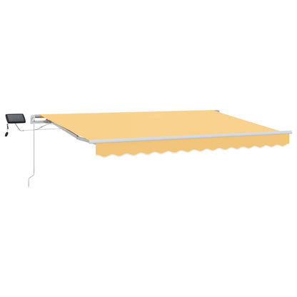 vidaXL Retractable Awning Sand 600 x 300 cm Fabric and Aluminium 2
