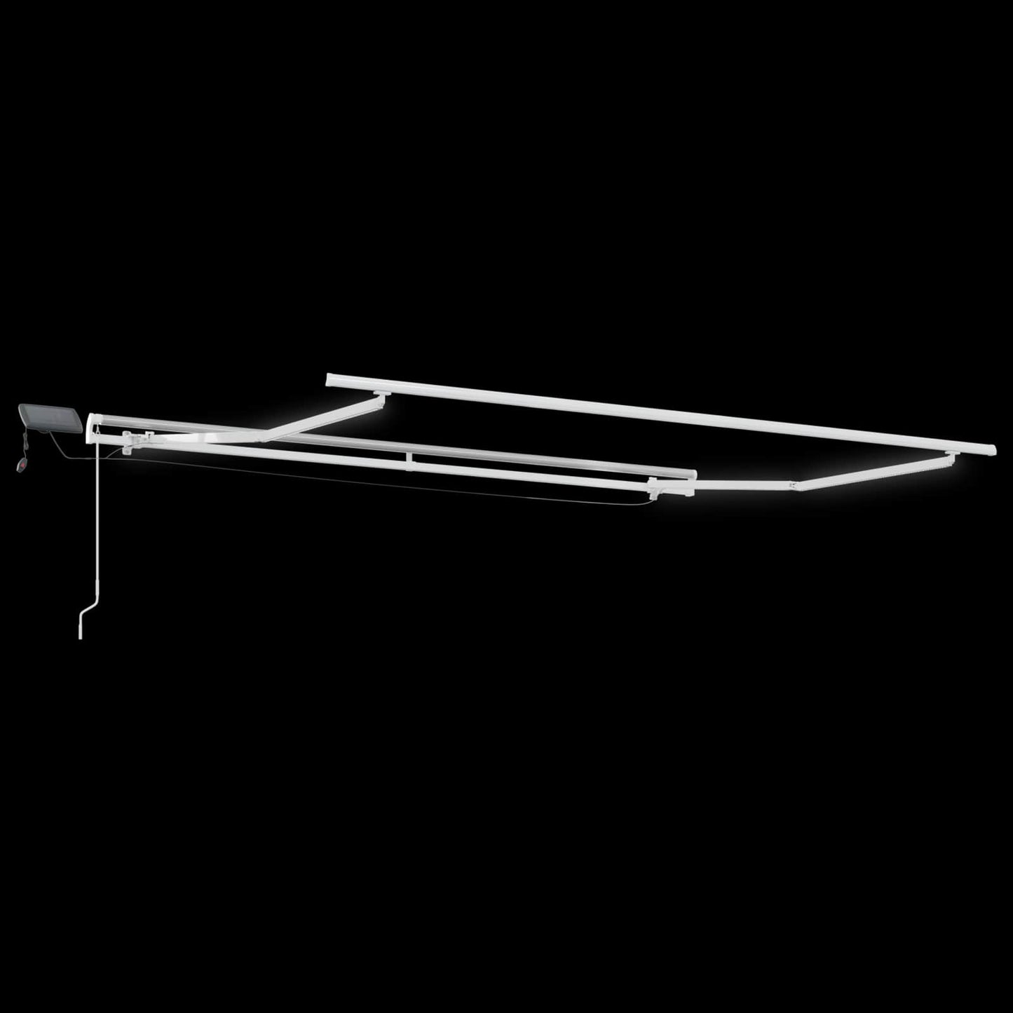 vidaXL Retractable Awning Sand 600 x 300 cm Fabric and Aluminium 5