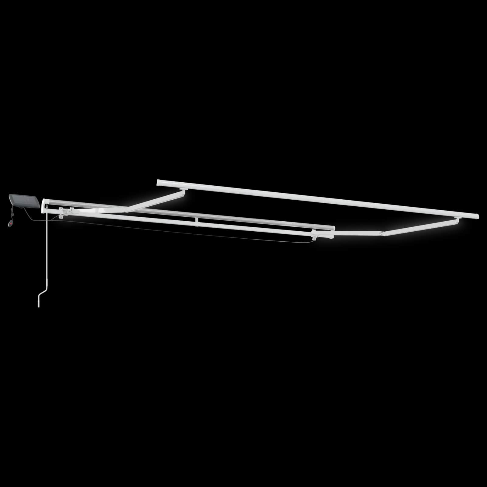 vidaXL Retractable Awning Sand 600 x 300 cm Fabric and Aluminium 5
