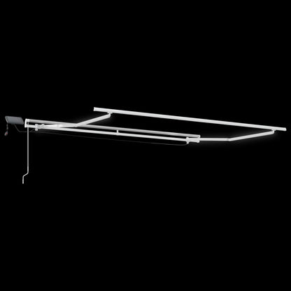 vidaXL Retractable Awning Sand 600 x 300 cm Fabric and Aluminium 5