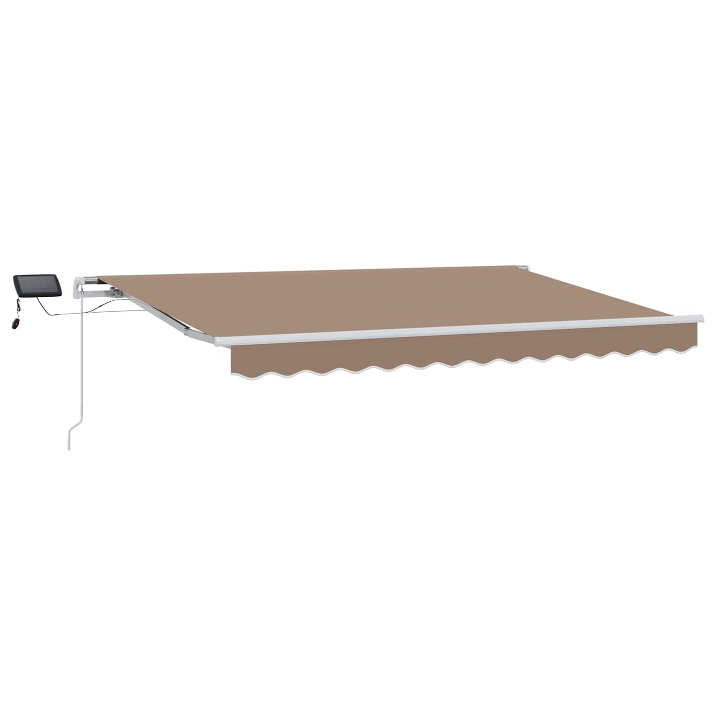 vidaXL Retractable Awning Taupe 600 x 300 cm Fabric and Aluminium 2