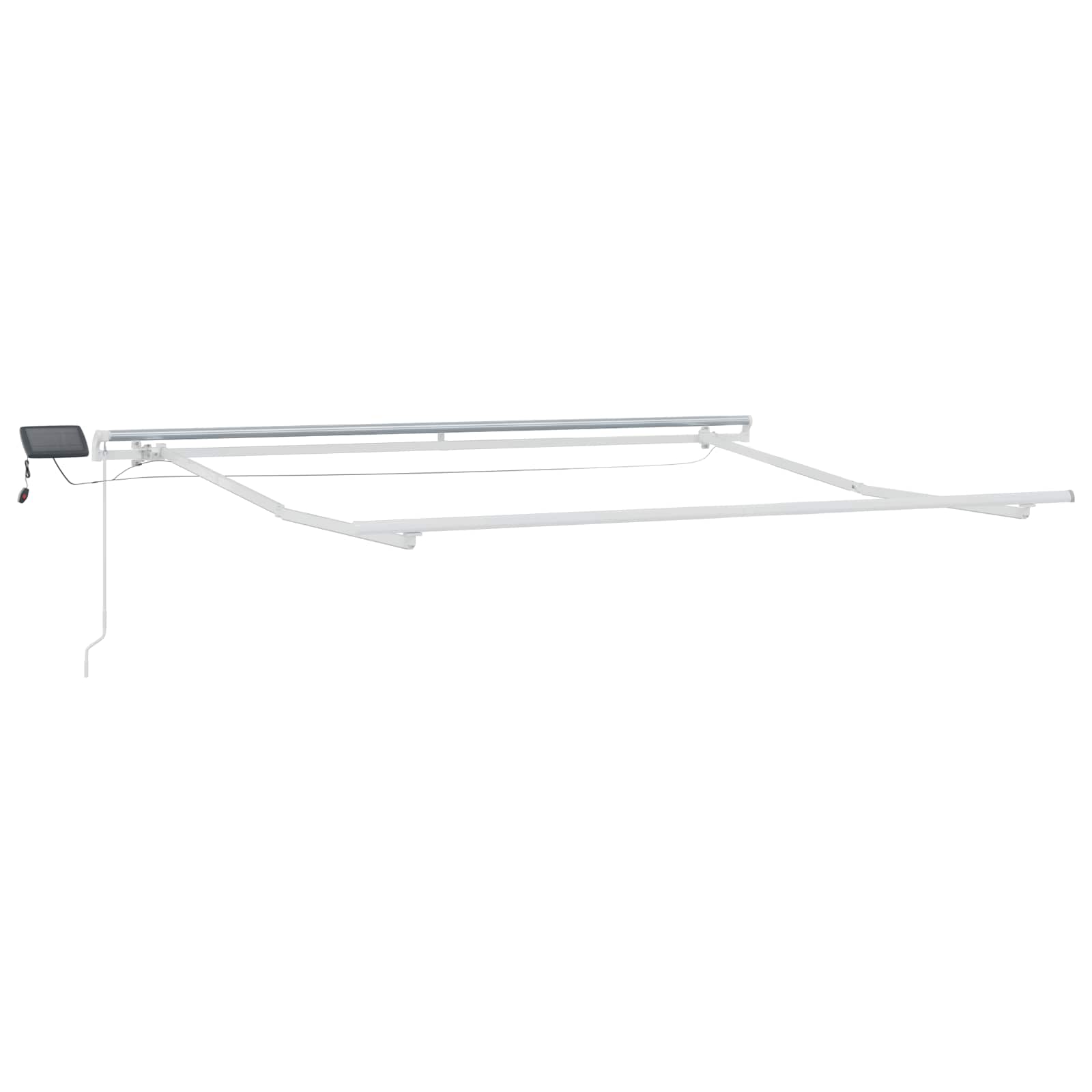 vidaXL Retractable Awning Taupe 600 x 300 cm Fabric and Aluminium 4