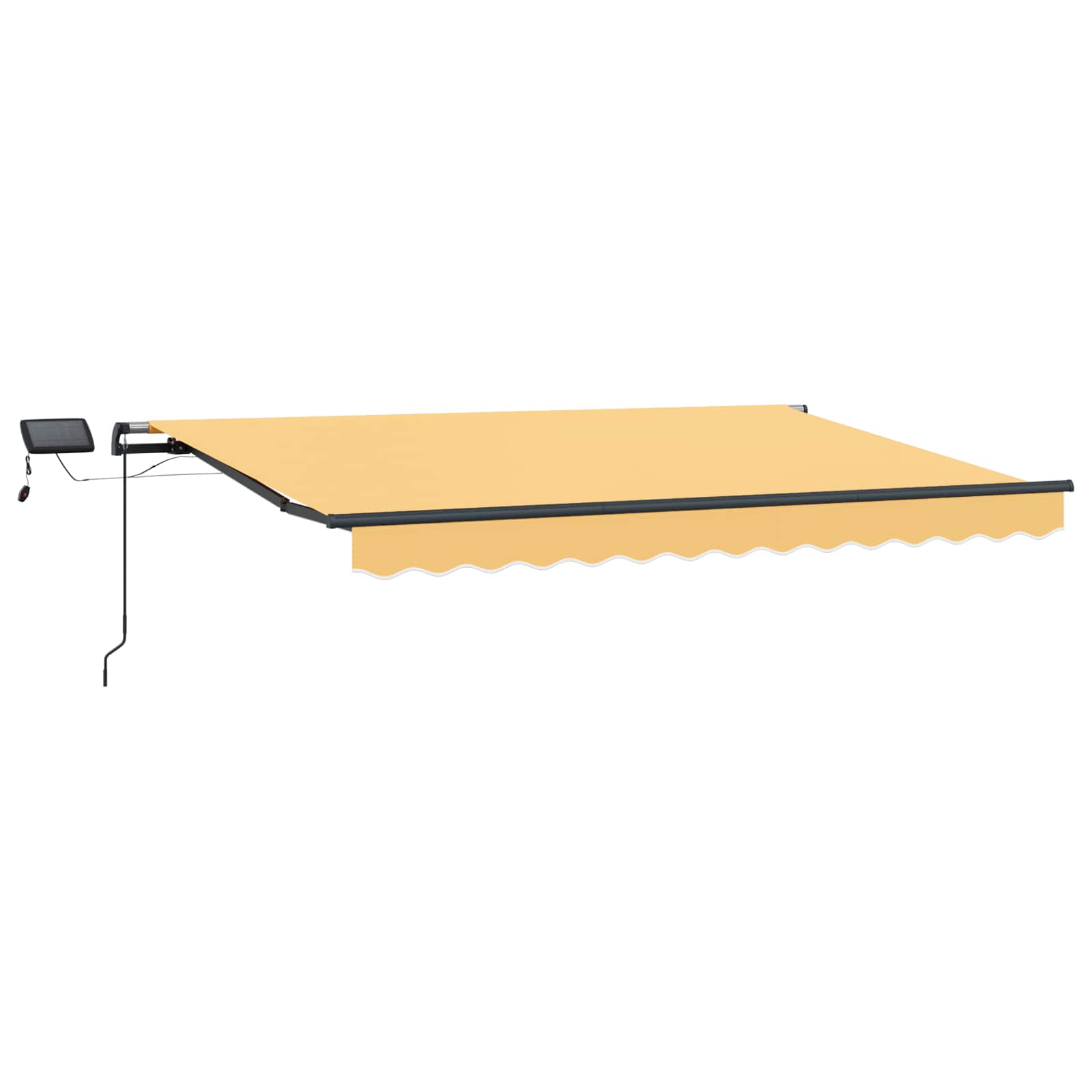 vidaXL Retractable Awning Sand 600 x 300 cm Fabric and Aluminium 2
