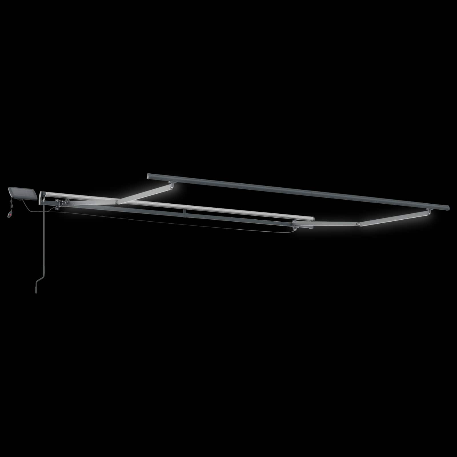 vidaXL Retractable Awning Taupe 600 x 300 cm Fabric and Aluminium 5