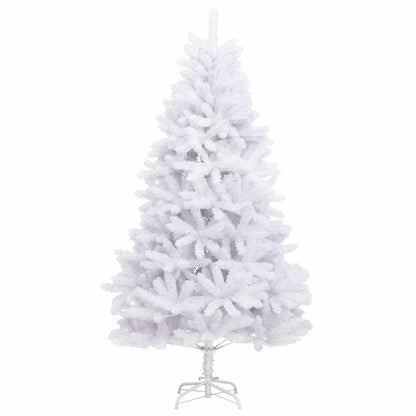 Artificial Hinged Christmas Tree White PVC and Steel 270 cm Lilac