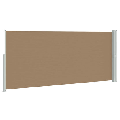 Patio Retractable Side Awning 200x314 cm Drop 300 cm Taupe