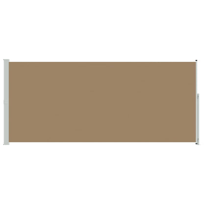 Patio Retractable Side Awning 200x314 cm Drop 300 cm Taupe