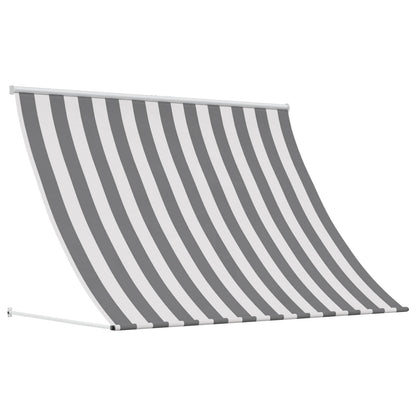 Retractable Awning 400 x 150 cm Anthracite and white
