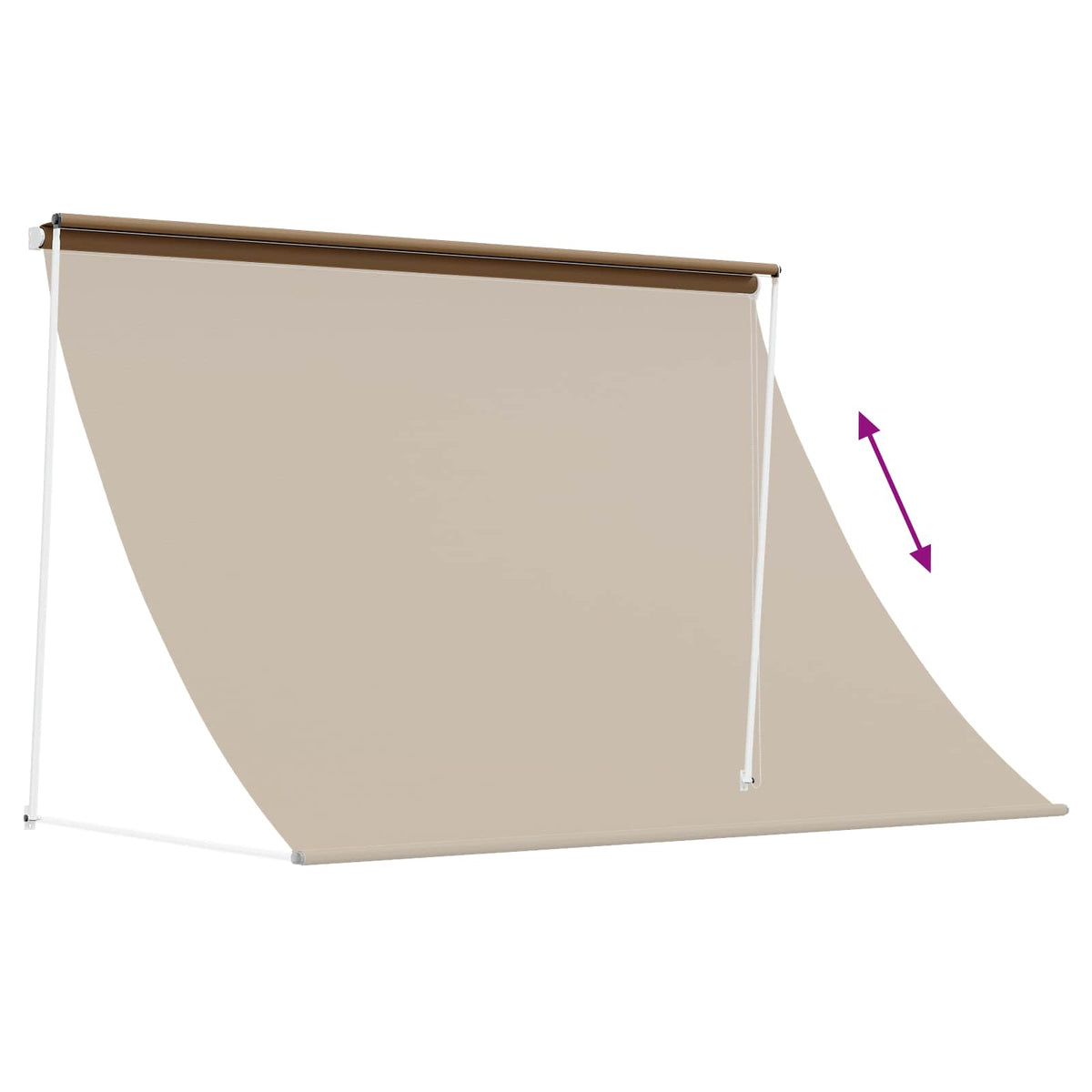 Retractable Awning 150 x 150 cm Beige