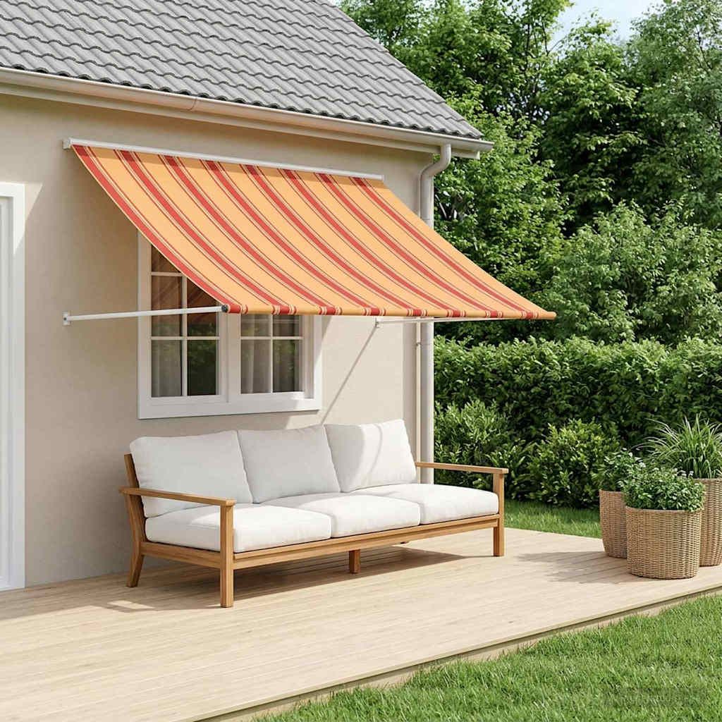 Retractable Awning 400 x 150 cm Multicolour