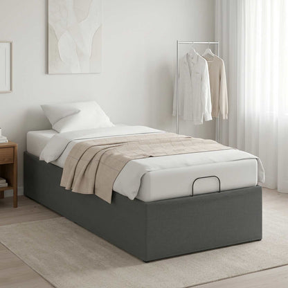 Electric Adjustable Bed Frame 200 x 70 x 33.5 cm Steel 70 x 200 cm Dark grey