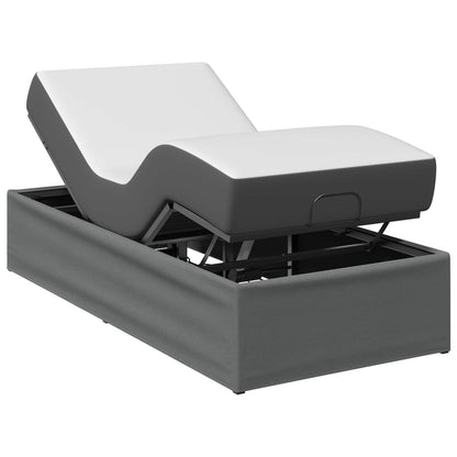 Electric Adjustable Bed Frame 200 x 70 x 33.5 cm Steel 70 x 200 cm Dark grey
