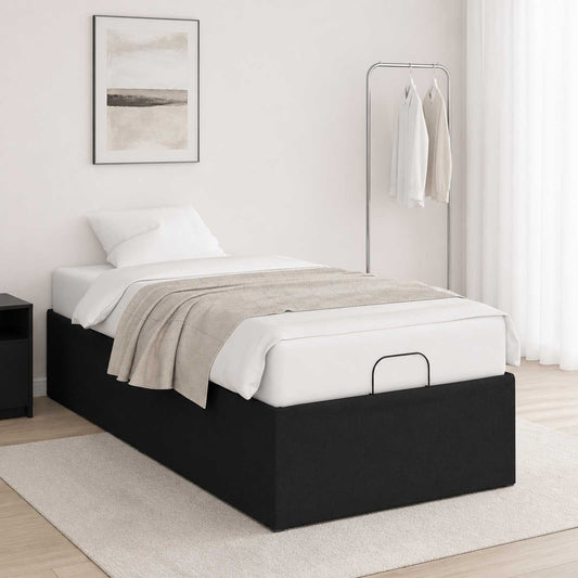 Electric Adjustable Bed Frame 200 x 90 x 33.5 cm Steel 90 x 200 cm Black