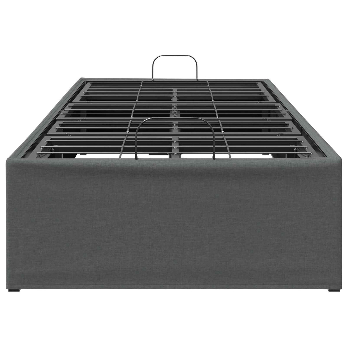 Electric Adjustable Bed Frame 200 x 90 x 33.5 cm Steel 90 x 200 cm Dark grey