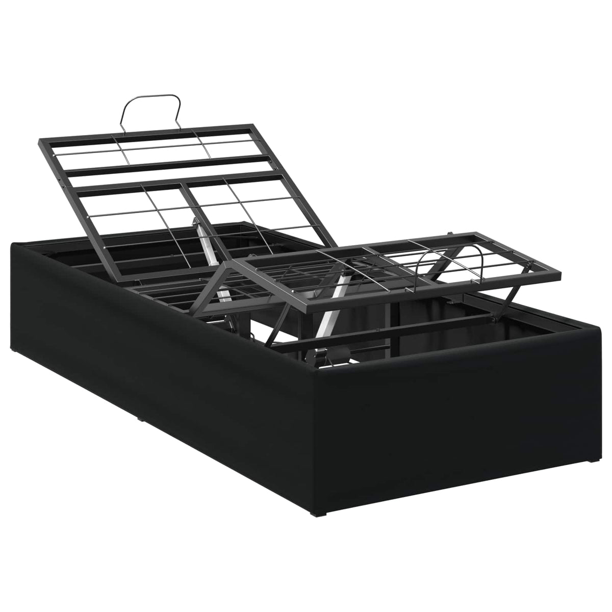 vidaXL Electric Adjustable Bed Frame Black 190 x 90 x 33.5 cm Steel 2