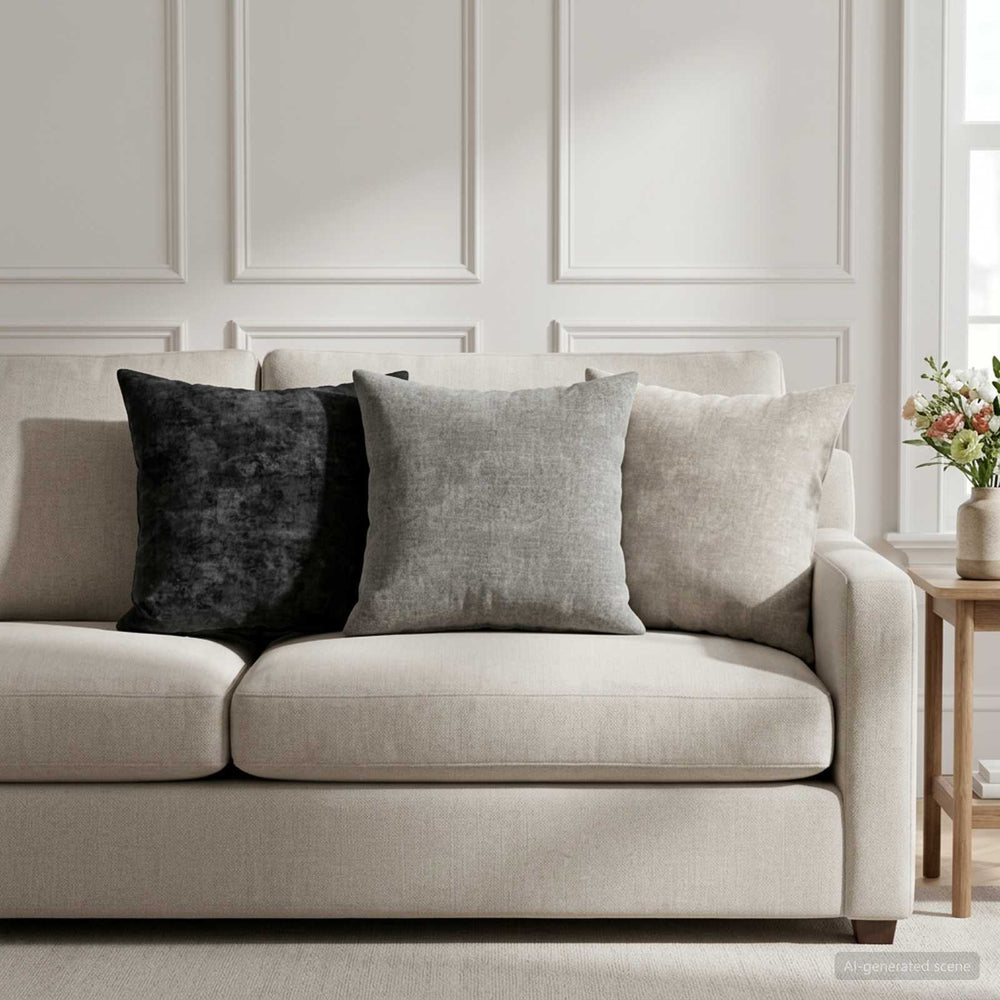 vidaXL Throw Pillow 12 pcs HEERLEN Anthracite 40 x 40 cm