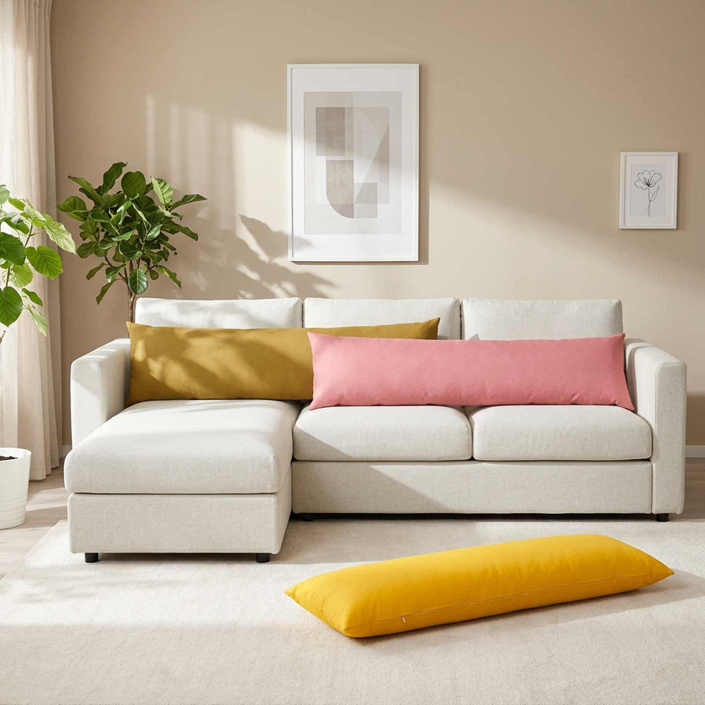 vidaXL Throw Pillow HEERLEN Fabric 2 pcs Light Green
