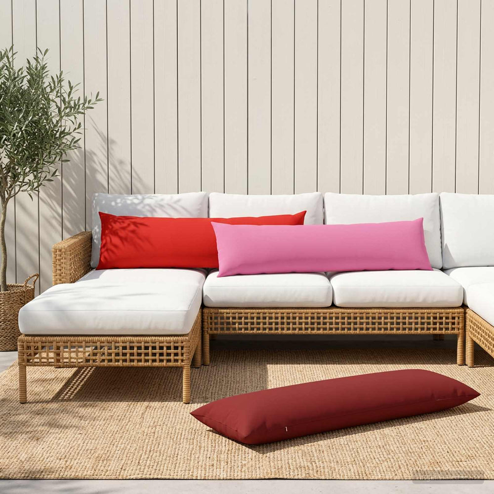 vidaXL Throw Pillow HEERLEN Polyester 2 pcs Pink