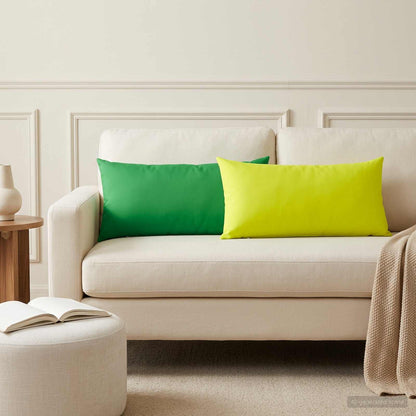 Throw Pillow HEERLEN Polyester 6 pcs 40 x 70 cm Bright green