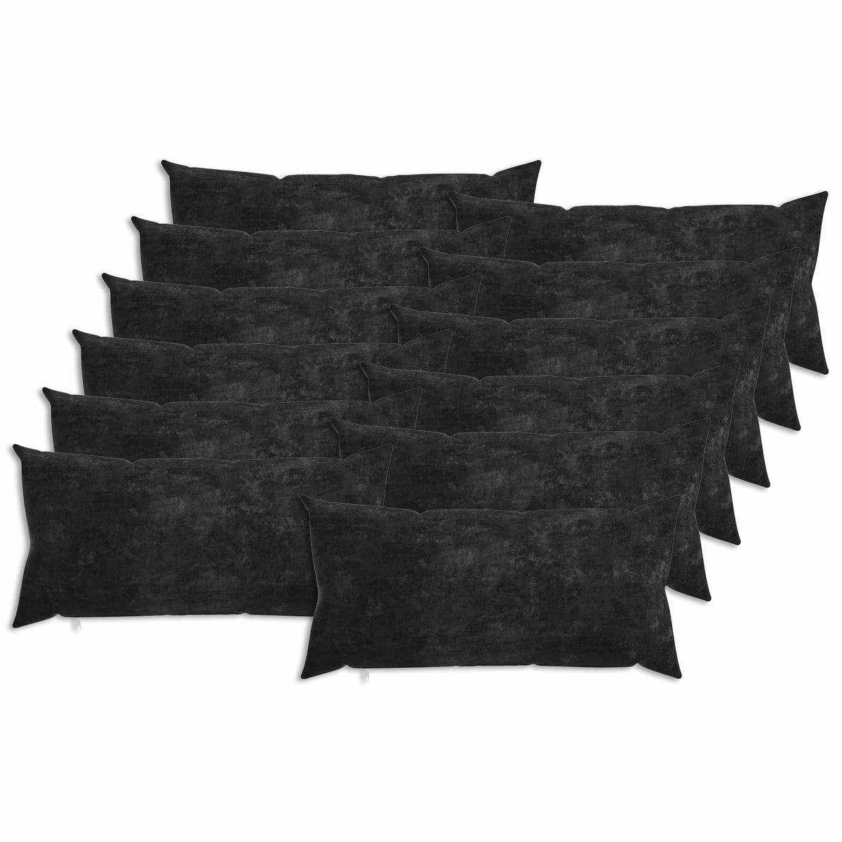 vidaXL Cushion Cover 12 pcs HEERLEN Anthracite 40 x 80 cm 2