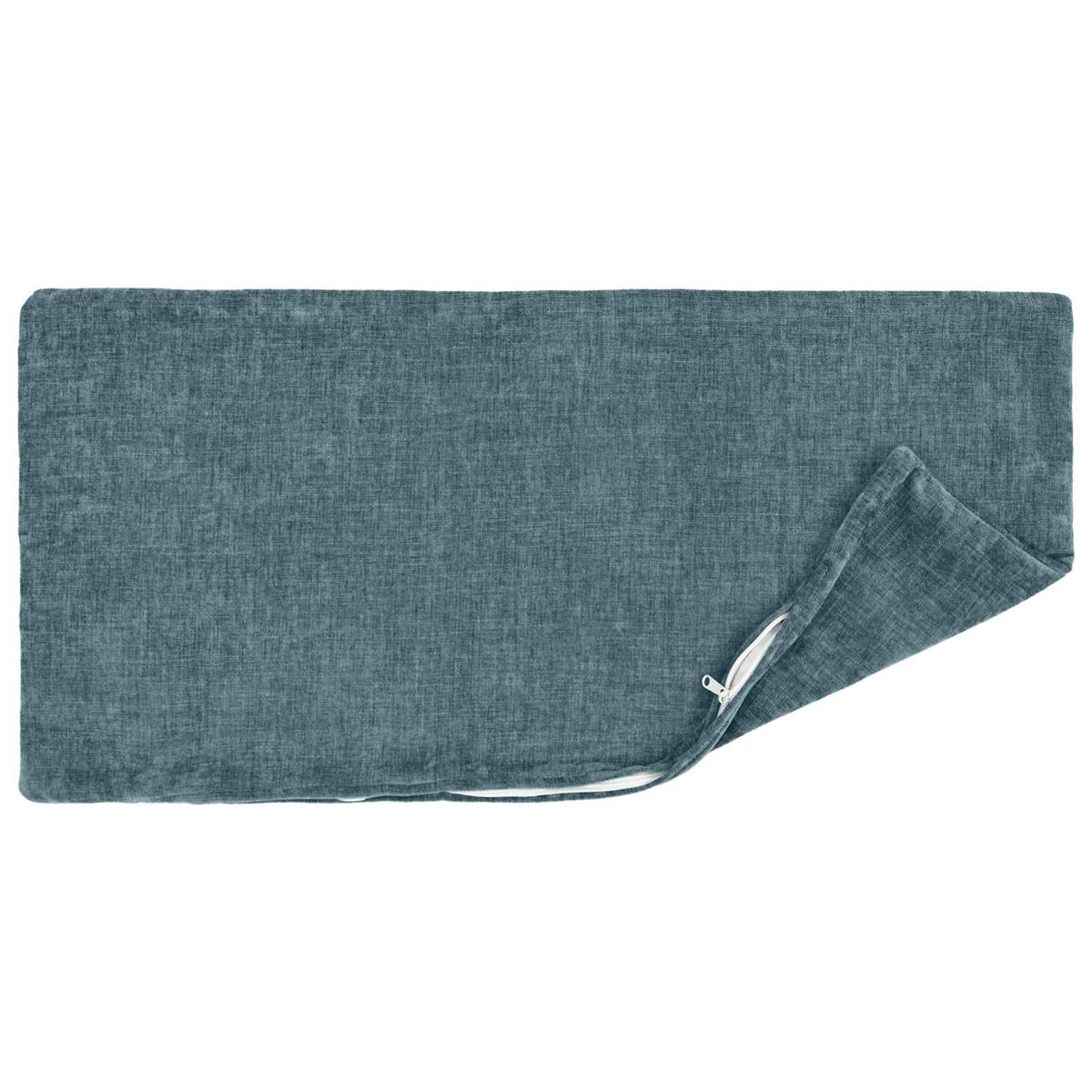 vidaXL Cushion Cover 12 pcs HEERLEN Blue 40 x 80 cm Chenille Fabric 4