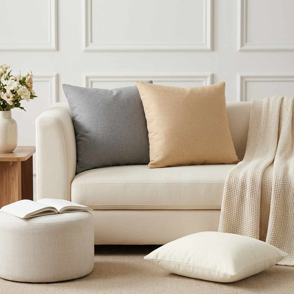vidaXL Throw Pillow HEERLEN Fabric 12 pcs 45 x 45 cm