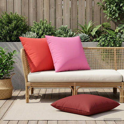 vidaXL Throw Pillow 2 pcs HEERLEN Pink 70 x 70 cm Polyester 3