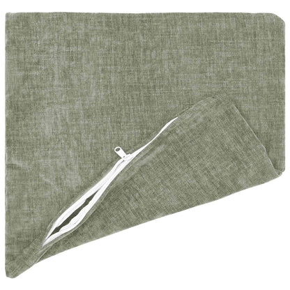 HEERLEN Green Chenille Fabric