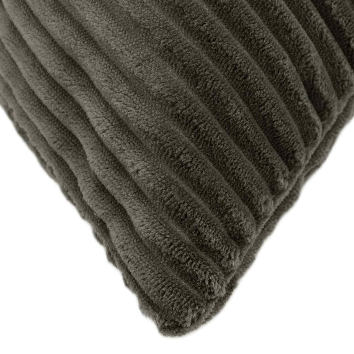 Cushion Cover ALMELO 80 x 80 cm Corduroy 6 pcs Anthracite