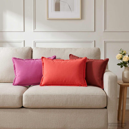 Throw Pillow HOUTEN 40 x 60 cm Polyester 6 pcs Red